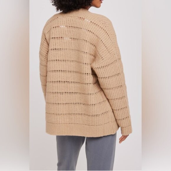 SPIRITUAL GANGSTER Casey wool open CARDIGAN - Picture 3 of 7